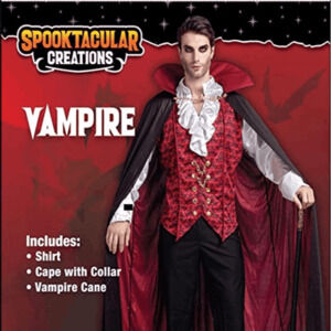 Spooktacular Creations Renaissance Medieval Scary Vampire Cosplay Costume Small